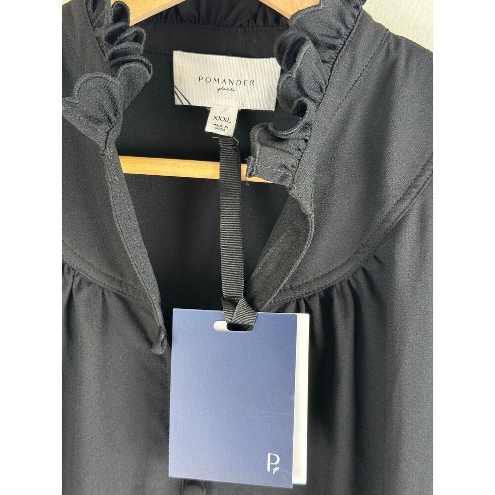NWT Tuckernuck Pomander Place Selena Maxi Dress Black XXXL 18 - Picture 11 of 15